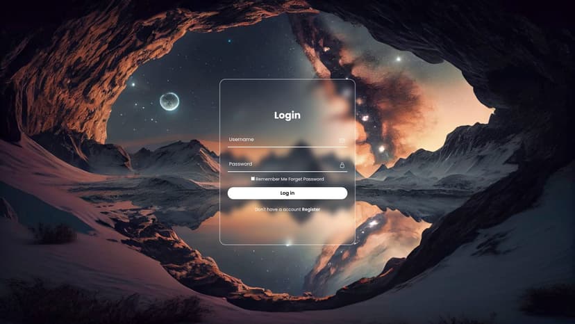 Blur Effect Login Form