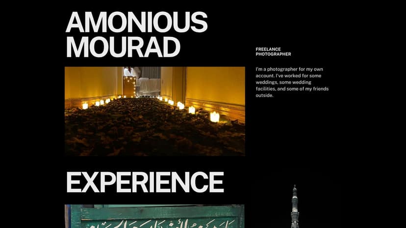 Amonious Mourad Portfolio